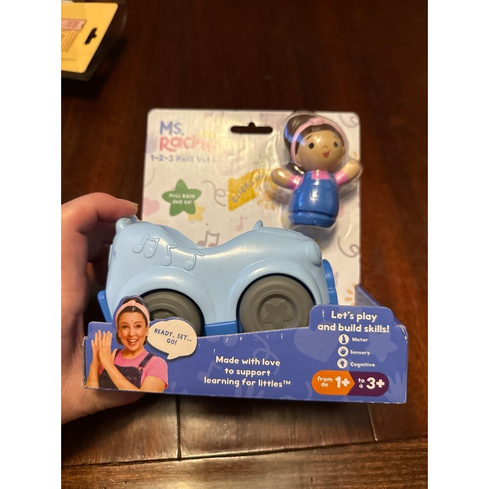 Spin Master Ms. Rachel "1-2-3 Roll! Vehicle Learn & Grow For Kids Age 1 to 3+